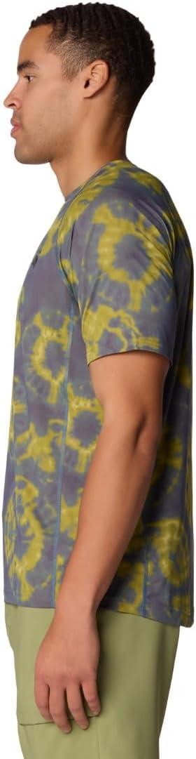 imageMountain Hardwear Mens Crater Lake Short SleeveAdriatic Blue Spore Dye Print