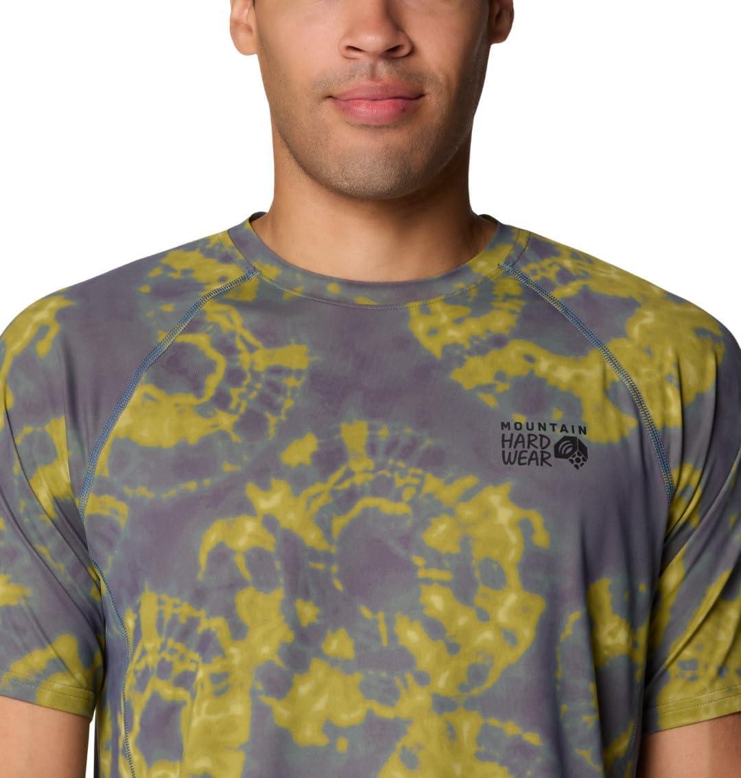 imageMountain Hardwear Mens Crater Lake Short SleeveAdriatic Blue Spore Dye Print