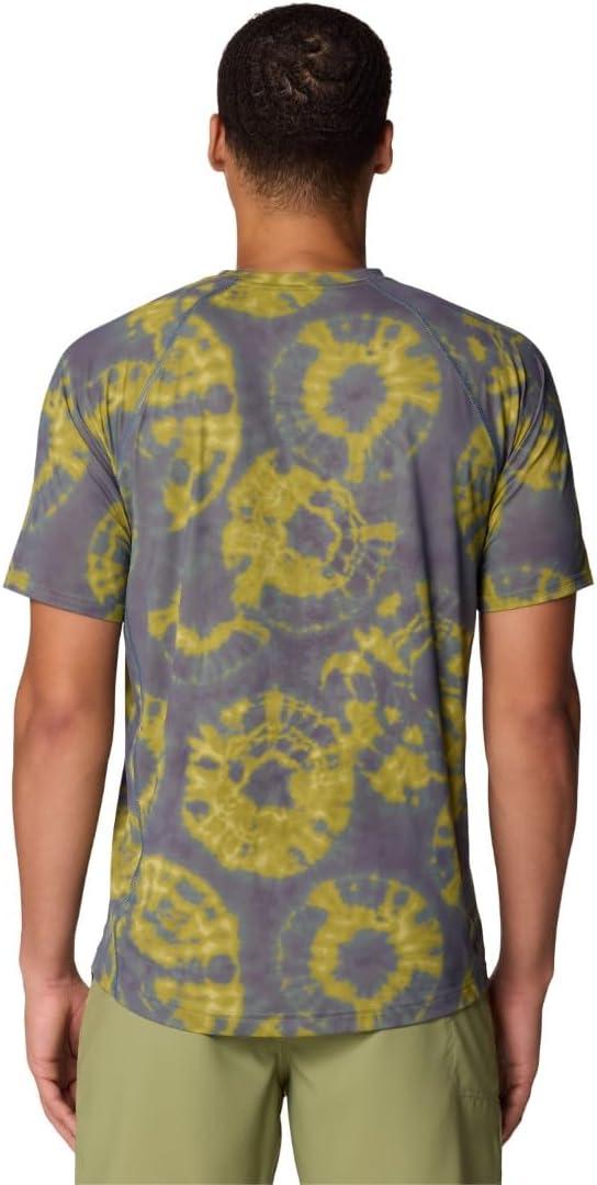 imageMountain Hardwear Mens Crater Lake Short SleeveAdriatic Blue Spore Dye Print
