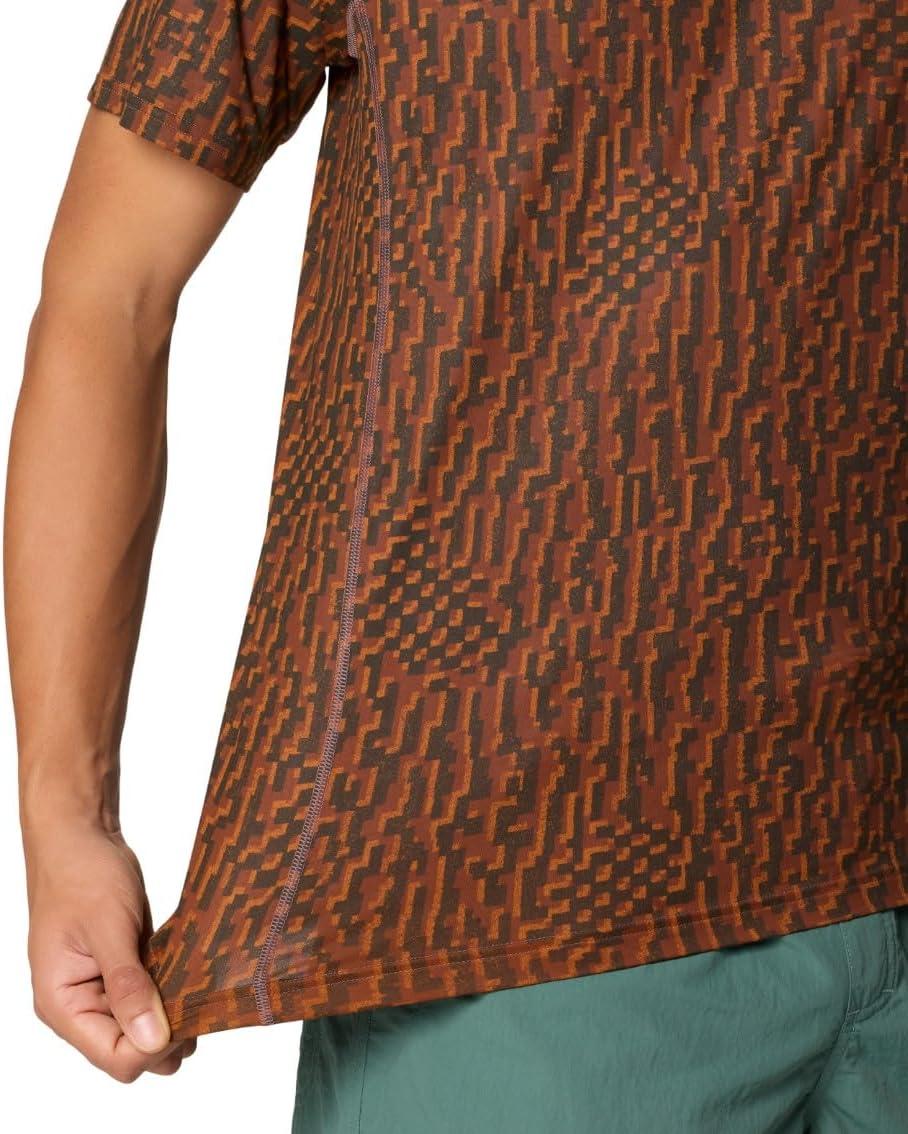 imageMountain Hardwear Mens Crater Lake Short SleeveWarm Ash Digidaze Print