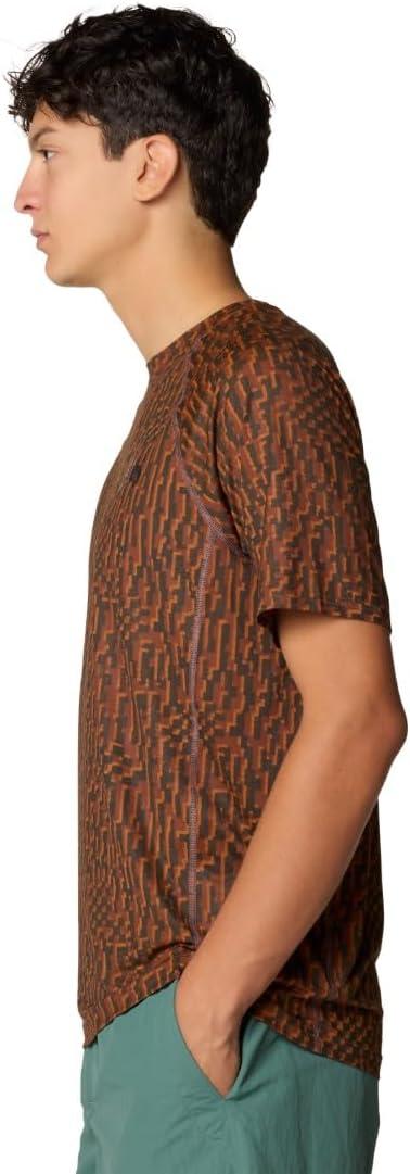 imageMountain Hardwear Mens Crater Lake Short SleeveWarm Ash Digidaze Print