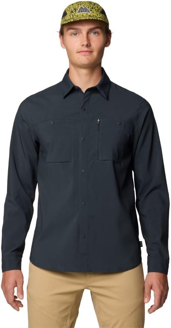 imageMountain Hardwear Mens Standard Trail Sender Long SleeveDark Storm