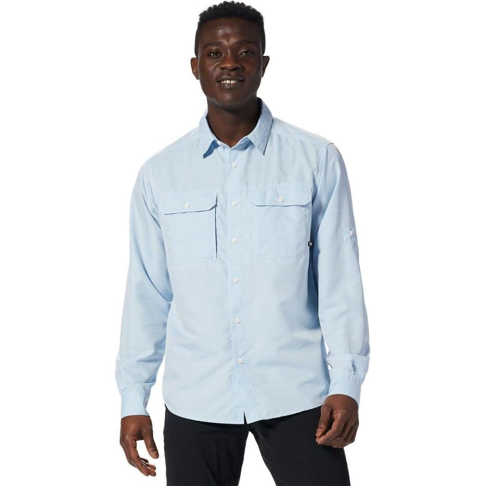 imageMountain Hardwear Mens Canyon Long Sleeve ShirtBlue Chambray