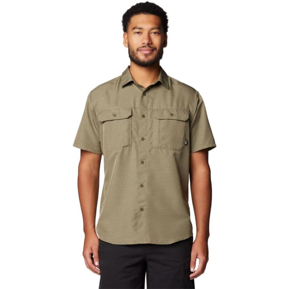 imageMountain Hardwear Mens Canyon Short SleeveStone Green