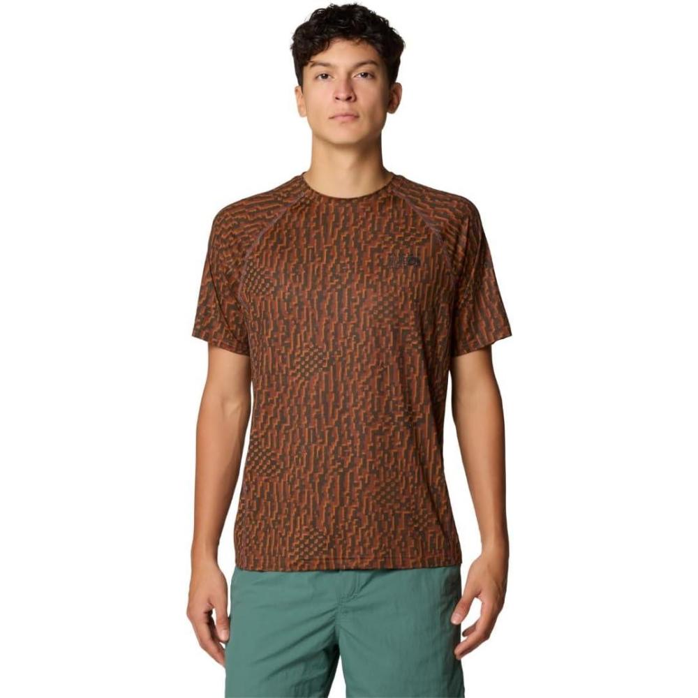imageMountain Hardwear Mens Crater Lake Short SleeveWarm Ash Digidaze Print