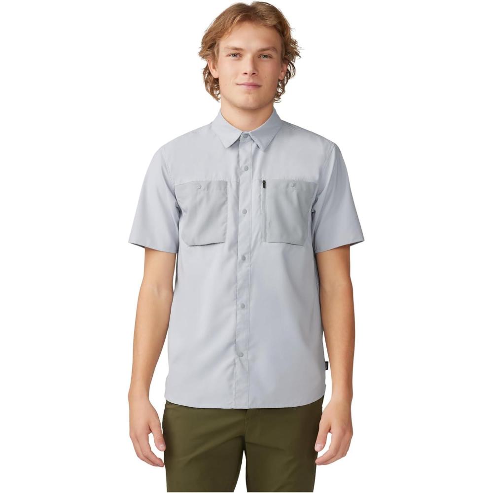imageMountain Hardwear Mens Trail Sender Short SleeveGlacial  Chalice