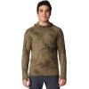 imageMountain Hardwear Mens Crater Lake Hoody for Hiking Camping Backpacking and Casual WearRaw Clay Clouds Dye Print