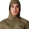 imageMountain Hardwear Mens Crater Lake Hoody for Hiking Camping Backpacking and Casual WearRaw Clay Clouds Dye Print