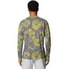 imageMountain Hardwear Mens Crater Lake Long Sleeve Crew Shirt for Hiking Camping Outdoor Adventures and Casual WearAdriatic Blue Spore Dye Print
