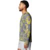 imageMountain Hardwear Mens Crater Lake Long Sleeve Crew Shirt for Hiking Camping Outdoor Adventures and Casual WearAdriatic Blue Spore Dye Print