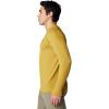 imageMountain Hardwear Mens Crater Lake Long Sleeve Crew Shirt for Hiking Camping Outdoor Adventures and Casual WearDark Bolt