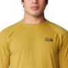 imageMountain Hardwear Mens Crater Lake Long Sleeve Crew Shirt for Hiking Camping Outdoor Adventures and Casual WearDark Bolt