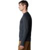 imageMountain Hardwear Mens Crater Lake Long Sleeve Crew Shirt for Hiking Camping Outdoor Adventures and Casual WearDark Storm