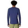 imageMountain Hardwear Mens Crater Lake Long Sleeve Crew Shirt for Hiking Camping Outdoor Adventures and Casual WearLapis Dusk