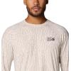imageMountain Hardwear Mens Crater Lake Long Sleeve Crew Shirt for Hiking Camping Outdoor Adventures and Casual WearStone Digidaze Print