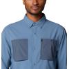 imageMountain Hardwear Mens Standard Trail Sender Long SleeveAdriatic Blue  Moon Blue