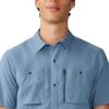 imageMountain Hardwear Mens Trail Sender Short SleeveLight Zinc  Blue Slate