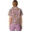 imageMountain Hardwear Womens Trail Sender Short SleeveWarm Ash Meadows Print