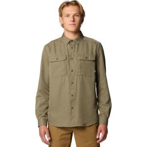 imageMountain Hardwear Mens Canyon Long Sleeve ShirtStone Green