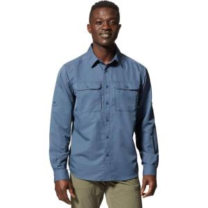 imageMountain Hardwear Mens Canyon Long Sleeve ShirtZinc