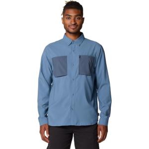 imageMountain Hardwear Mens Standard Trail Sender Long SleeveAdriatic Blue  Moon Blue