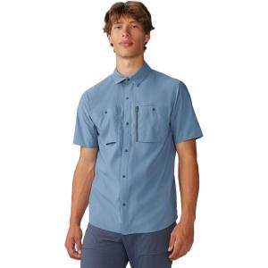 imageMountain Hardwear Mens Trail Sender Short SleeveLight Zinc  Blue Slate