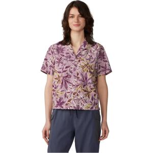 imageMountain Hardwear Womens Trail Sender Short SleevePink Moonstone Floral Print