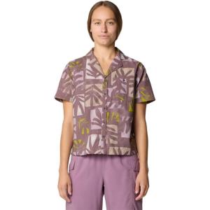 imageMountain Hardwear Womens Trail Sender Short SleeveWarm Ash Meadows Print