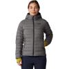 imageMountain Hardwear Womens Deloro Down Full Zip HoodySediment  New 2024