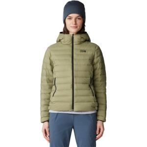 imageMountain Hardwear Womens Deloro Down Full Zip HoodyMantis Green  New 2024