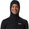 imageMountain Hardwear Womens Polartec Power Grid Full Zip HoodyBlack