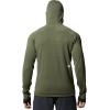 imageMountain Hardwear Mens Polartec Power Grid Full Zip HoodySurplus Green Heather  New 2024