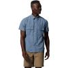 imageMountain Hardwear Mens Stryder Short Sleeve ShirtLight Zinc