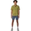 imageMountain Hardwear Mens Stryder Short Sleeve ShirtMoon Moss Forager Print