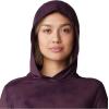 imageMountain Hardwear Womens Crater Lake Long Sleeve Hoody for Hiking Camping Backpacking and Casual WearBlackberry Clouds Print