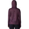 imageMountain Hardwear Womens Crater Lake Long Sleeve Hoody for Hiking Camping Backpacking and Casual WearBlackberry Clouds Print
