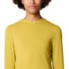 imageMountain Hardwear Womens Crater Lake Long Sleeve Hoody for Hiking Camping Backpacking and Casual WearBright Olive