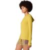 imageMountain Hardwear Womens Crater Lake Long Sleeve Hoody for Hiking Camping Backpacking and Casual WearBright Olive