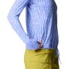 imageMountain Hardwear Womens Crater Lake Long Sleeve Hoody for Hiking Camping Backpacking and Casual WearLight Illusion Digidaze Print