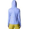 imageMountain Hardwear Womens Crater Lake Long Sleeve Hoody for Hiking Camping Backpacking and Casual WearLight Illusion Digidaze Print