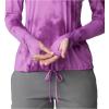 imageMountain Hardwear Womens Crater Lake Long Sleeve Hoody for Hiking Camping Backpacking and Casual WearLilac Glow Clouds Print
