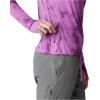 imageMountain Hardwear Womens Crater Lake Long Sleeve Hoody for Hiking Camping Backpacking and Casual WearLilac Glow Clouds Print