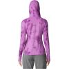 imageMountain Hardwear Womens Crater Lake Long Sleeve Hoody for Hiking Camping Backpacking and Casual WearLilac Glow Clouds Print