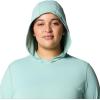 imageMountain Hardwear Womens Crater Lake Long Sleeve Hoody for Hiking Camping Backpacking and Casual WearMineral Spring