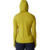 imageMountain Hardwear Womens Crater Lake Long Sleeve Hoody for Hiking Camping Backpacking and Casual WearPython Green