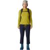 imageMountain Hardwear Womens Crater Lake Long Sleeve Hoody for Hiking Camping Backpacking and Casual WearPython Green