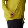imageMountain Hardwear Womens Crater Lake Long Sleeve Hoody for Hiking Camping Backpacking and Casual WearPython Green