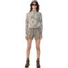 imageMountain Hardwear Womens Standard Crater Lake Crop ZipDunes Spore Dye Print