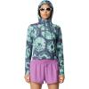 imageMountain Hardwear Womens Standard Crater Lake Crop ZipLapis Dusk Spore Dye Print