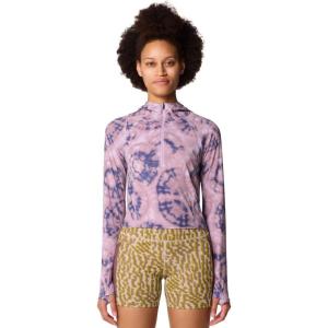 imageMountain Hardwear Womens Standard Crater Lake Crop ZipWisteria Spore Dye Print